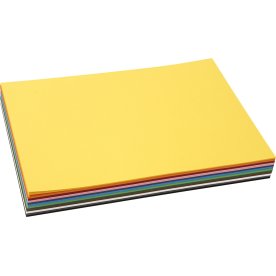 Kartong Colortime A4 180 g 120 ark Blandade färger
