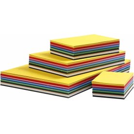 Kartong Colortime A2-A6 180 g 1800 ark Blandade fä