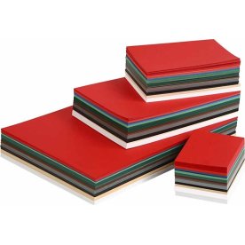 Julkartong Colortime A3-A6 180 g 1500 ark Blandade