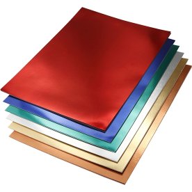 Metallkartong A4 280 g 30 ark Blandade färger