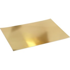 Metallkartong A2 280 g 10 ark Guld
