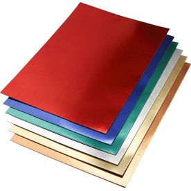 Metallkartong A2 280 g 30 ark Blandade färger