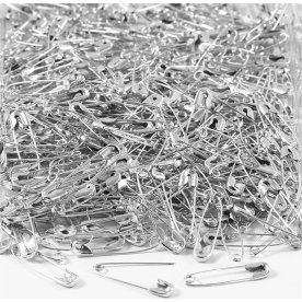 Säkerhetsnålar 22 mm Silver 500 st