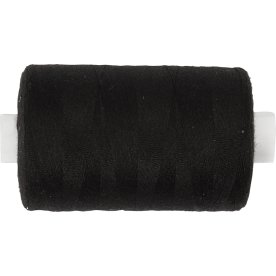Sytråd Polyester 1000 m Svart