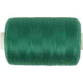 Sytråd, polyester, 1000 m, grøn
