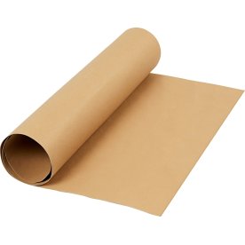 Läderpapper 350g/m² 50x100 cm ljusbrun
