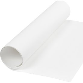 Läderpapper 350g/m² 50x100 cm vit