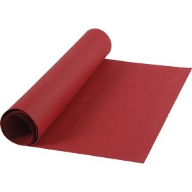 Læderpapir, 350g/m2, 50x100 cm, rød