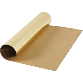 Læderpapir, 350g/m2, 49x100 cm, gul