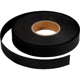 Läderpapper Flätstrimlor 15 mm x 9,5 m svart