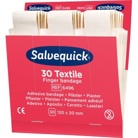 Salvequick Tekstilplaster, ekstra lange, 6x30 stk.