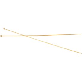Sticknålar nr 2.5, L: 35 cm, bambu