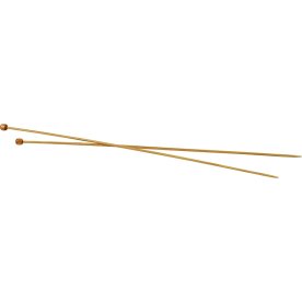 Sticknålar nr 3, L: 35 cm, bambu