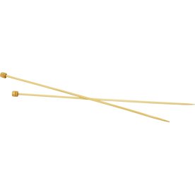 Strikkepinde, nr. 4, L: 35 cm, bambus