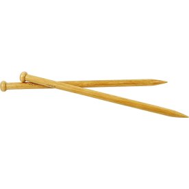 Sticknålar nr 15 L 35 cm, bambu