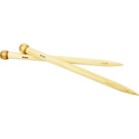 Sticknålar nr 20 L 35 cm, bambu