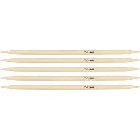 Strumpstickor nr 7 L: 20 cm bambu 5 st