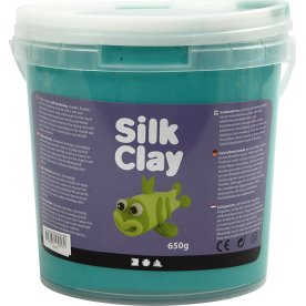 Silk Clay Modellervoks, 650 g, grøn