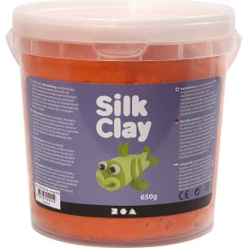 Silk Clay Modellervoks, 650 g, orange