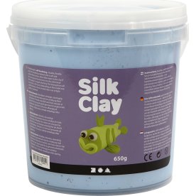 Modellera Silk Clay 650g neonblå