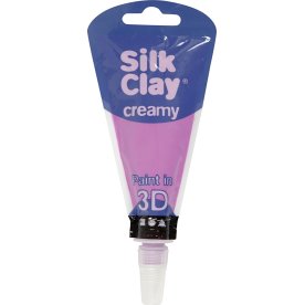 Silk Clay Creamy Modellervoks, 35 ml, neon, lilla