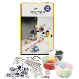 Pysselset Silk Clay Set Små funny friends