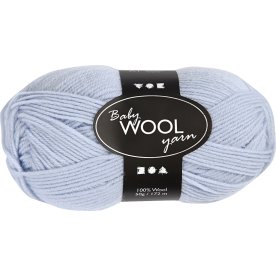 Babygarn 14/4 50g ljusblått