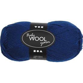 Babygarn 14/4 50g mörkblått