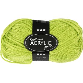 Akrylgarn Fantasia 50g ljusgrönt