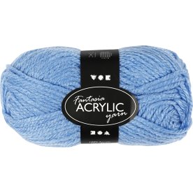 Akrylgarn Fantasia 50g blå