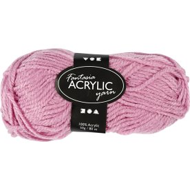 Akrylgarn Fantasia 50g rosa