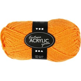 Fantasia Akrylgarn 50g neonorange