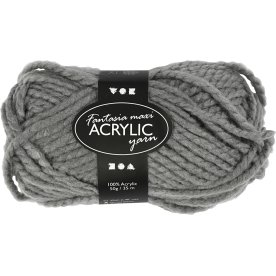 Akrylgarm Fantasia Maxi 50g grått