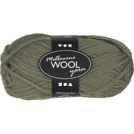Ullgarn Melbourne 50g mörkgrönt