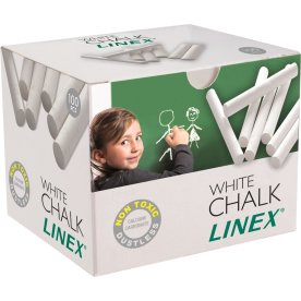 Tavelkritor Linex Vit 100 st
