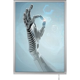 Snäppram Enkelsidig LED A0