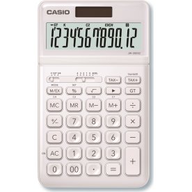 Casio JW-200TW bordsräknare, vit