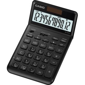 Casio JW-200DQ bordsräknare, svart