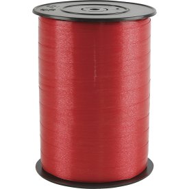 Presentband, 10mm x 250m, blankt, rött