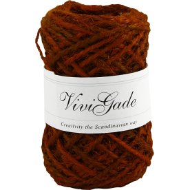 Naturhampa Vivi Gade 1-2 mm x 30 m Röd