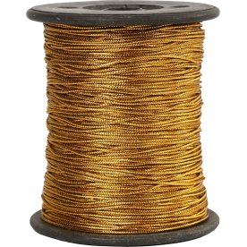 Gavebåndstråd, 0,5 mm x 100 m, guld 
