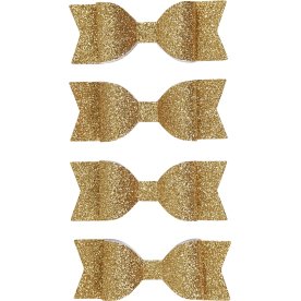 Rosetter Vivi Gade 31x85 mm 4 st Glitter Guld
