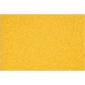 Hobbyfilt kraftig 42x60 cm gul