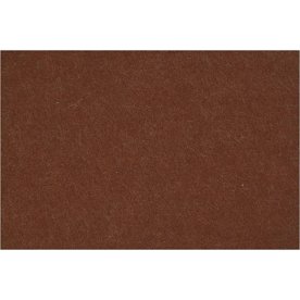 Hobbyfilt kraftig 42x60 cm brun