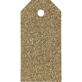 ViviGade Manillamærker 5x10cm, 15stk, glitter guld