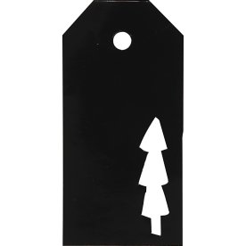 Manillamärken Vivi Gade 5x10 cm 15 st Svart