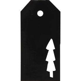 Vivi Gade Manillamærker, 5x10 cm, 15 stk, sort