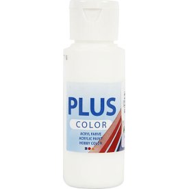 Plus Color Hobbymaling, 60 ml, white