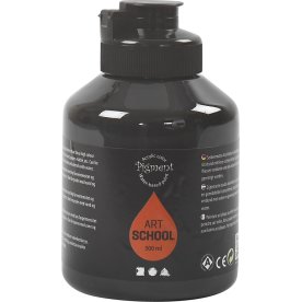 Pigment Kunstnermaling, 500 ml, black