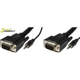 MicroConnect SVGA HD kabel, sort, 7 meter